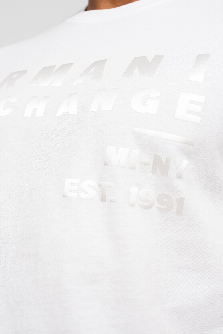 ARMANI EXCHANGE Памучна тениска с лого - Pepit.bg