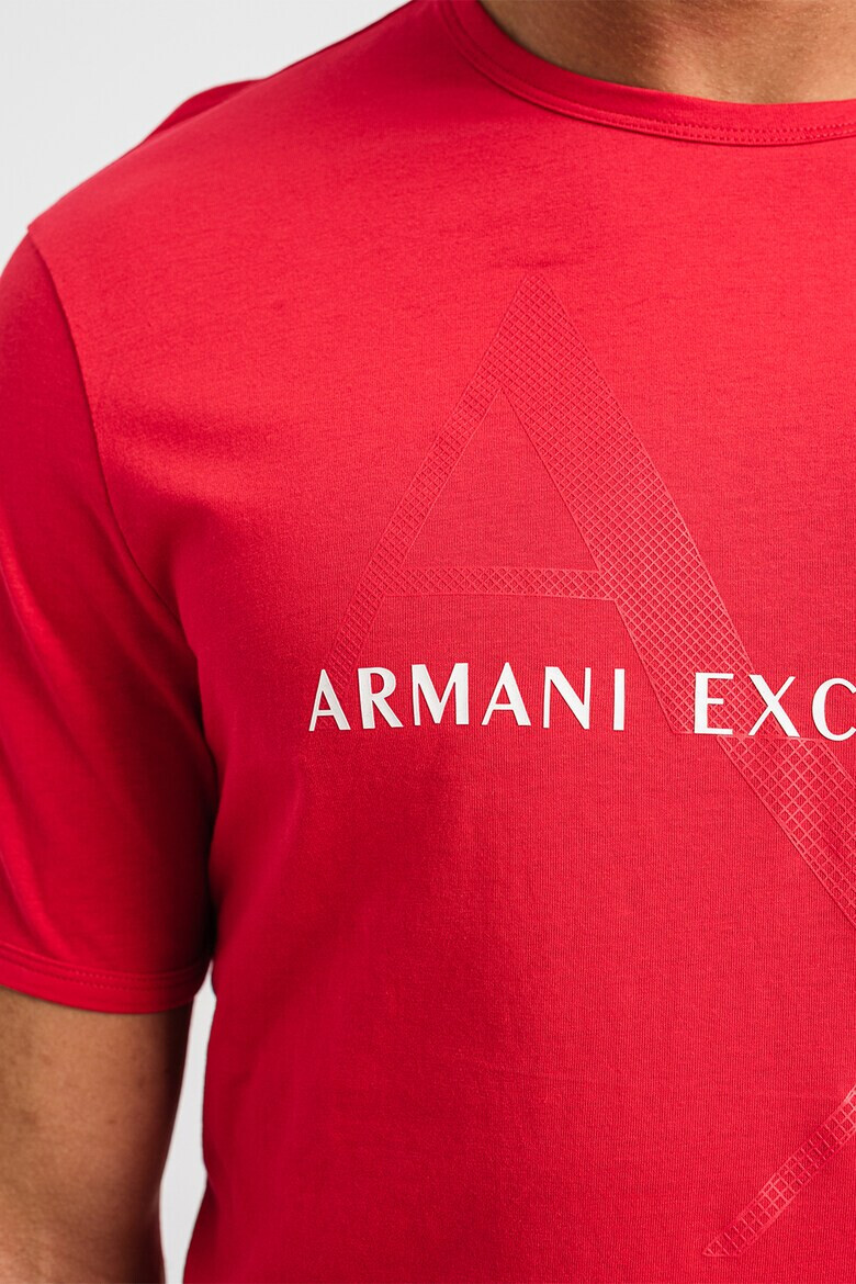 ARMANI EXCHANGE Памучна тениска с лого - Pepit.bg