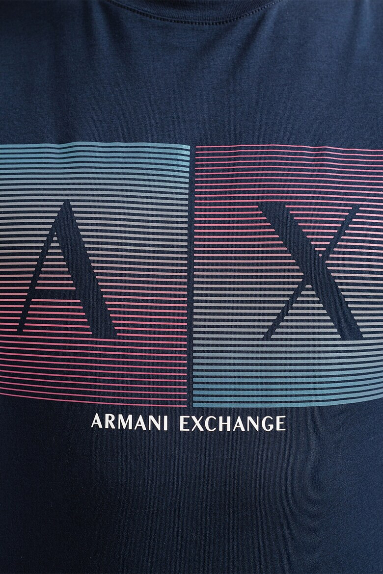 ARMANI EXCHANGE Памучна тениска с лого - Pepit.bg