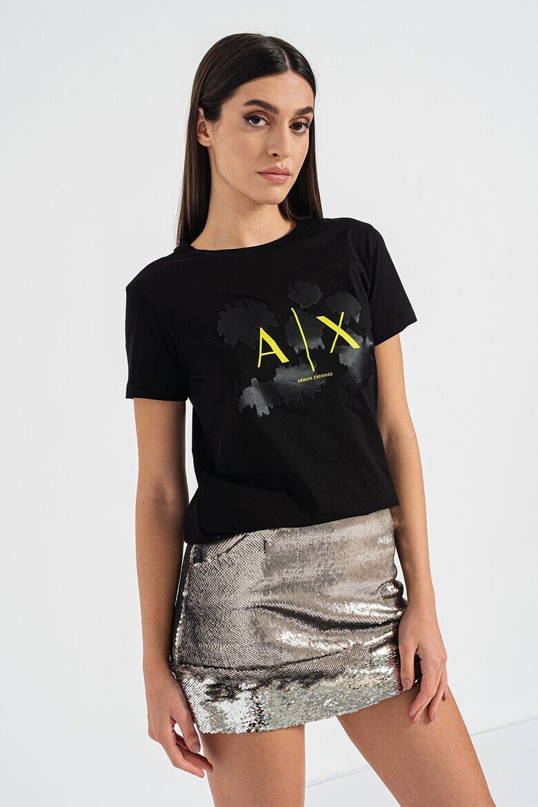 ARMANI EXCHANGE Памучна тениска с принт - Pepit.bg