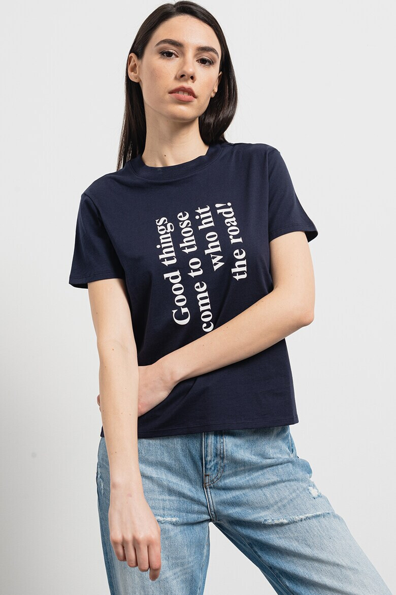 ARMANI EXCHANGE Памучна тениска с принт - Pepit.bg