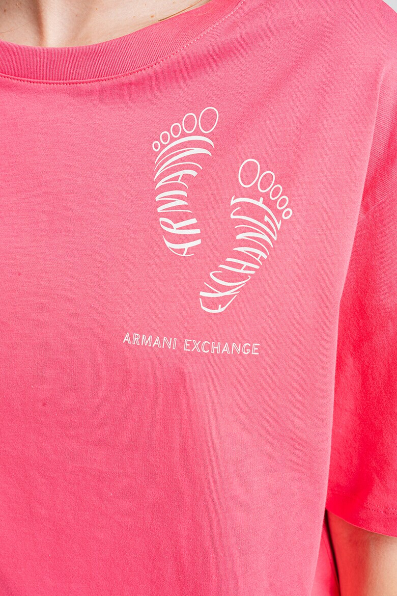 ARMANI EXCHANGE Памучна тениска с принт - Pepit.bg