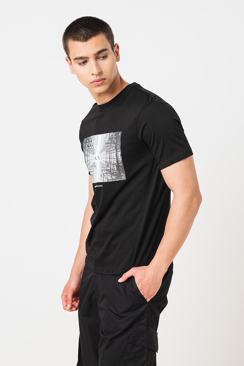 ARMANI EXCHANGE Памучна тениска с принт - Pepit.bg