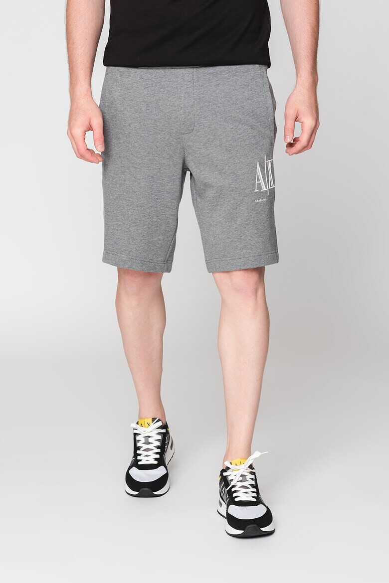 ARMANI EXCHANGE Памучни шорти с лого - Pepit.bg