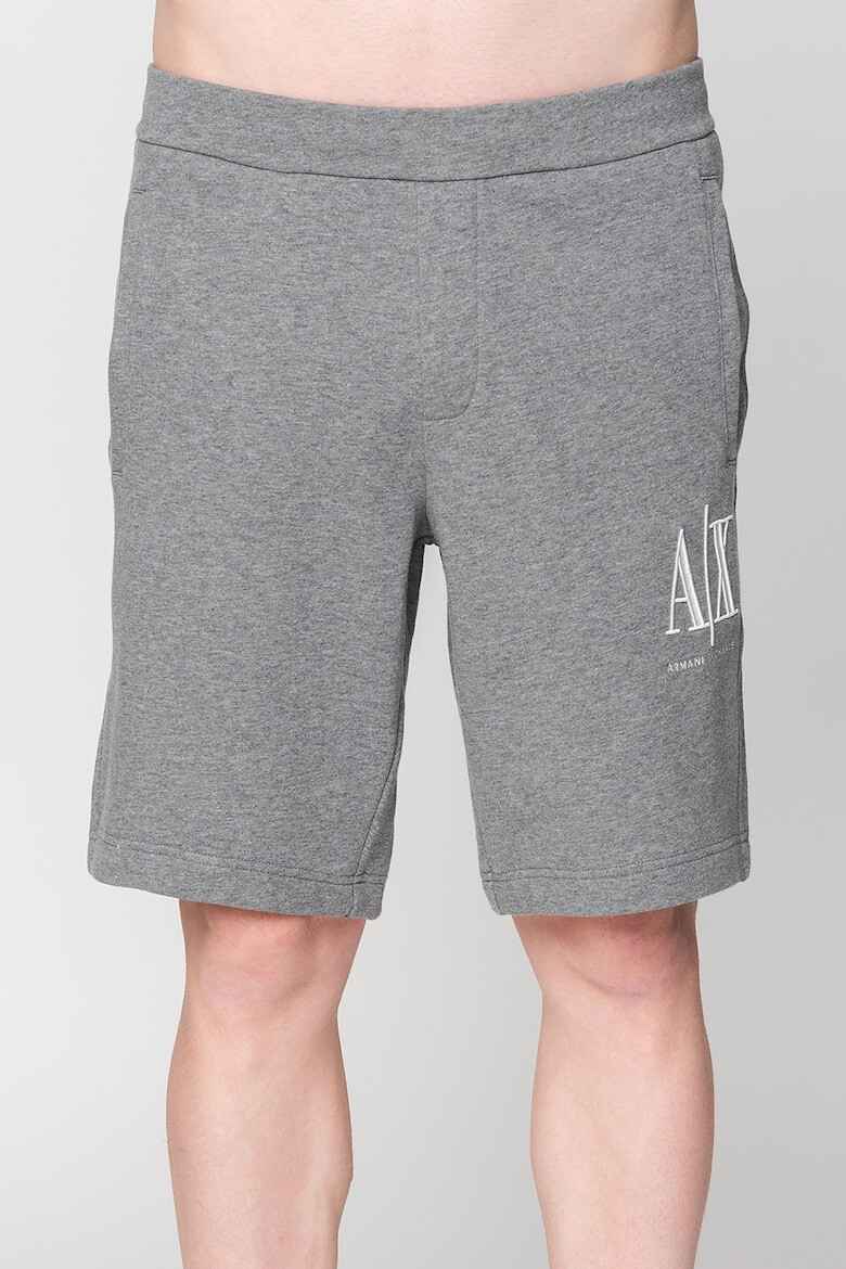 ARMANI EXCHANGE Памучни шорти с лого - Pepit.bg