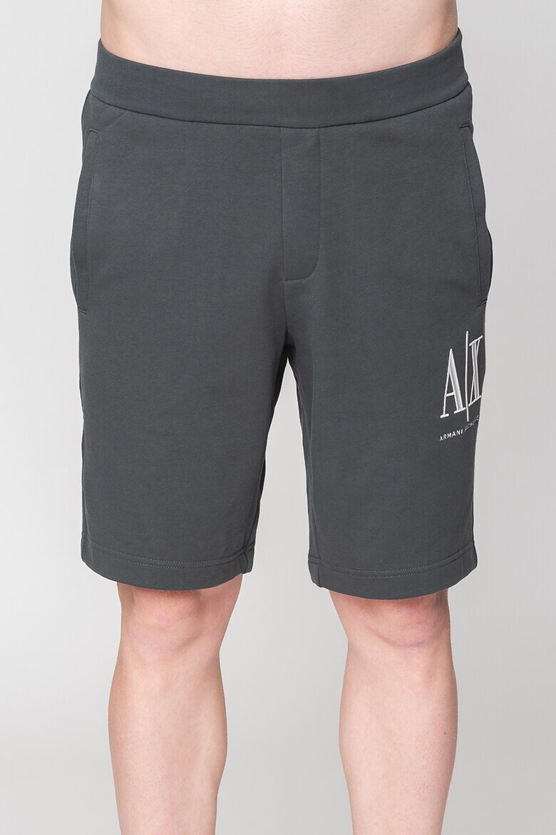 ARMANI EXCHANGE Памучни шорти с лого - Pepit.bg