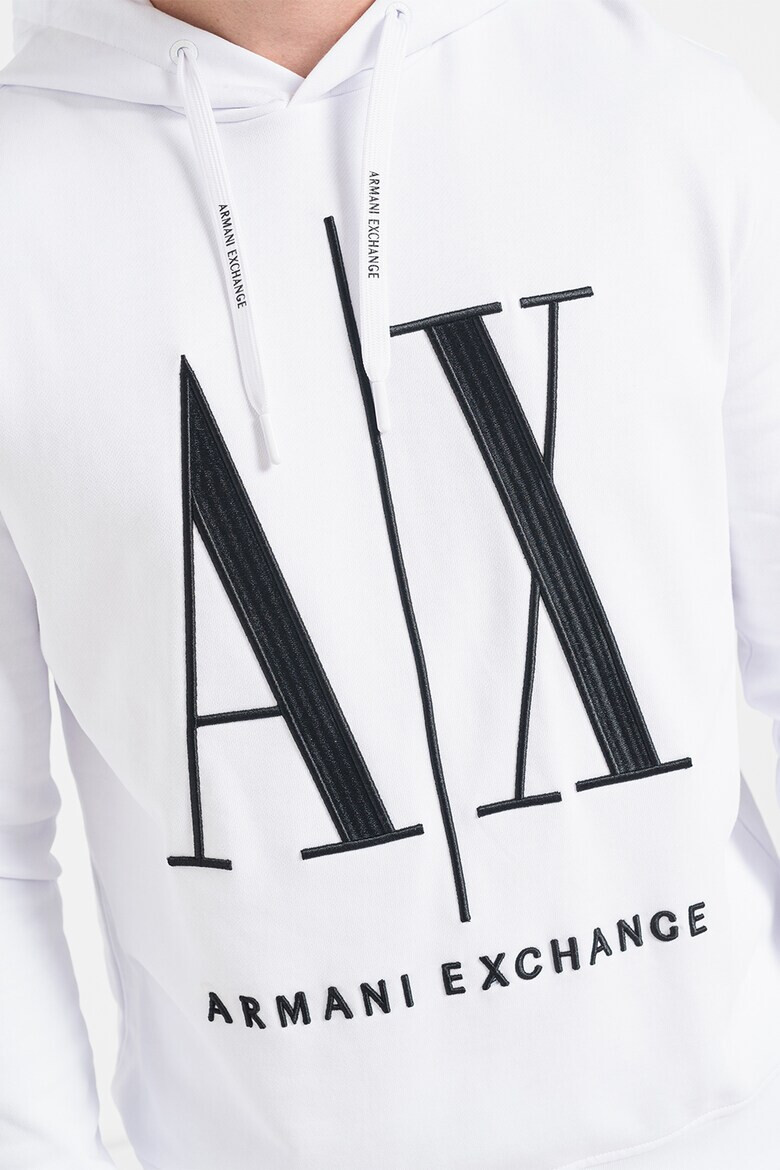 ARMANI EXCHANGE Памучно худи с бродирано лого - Pepit.bg