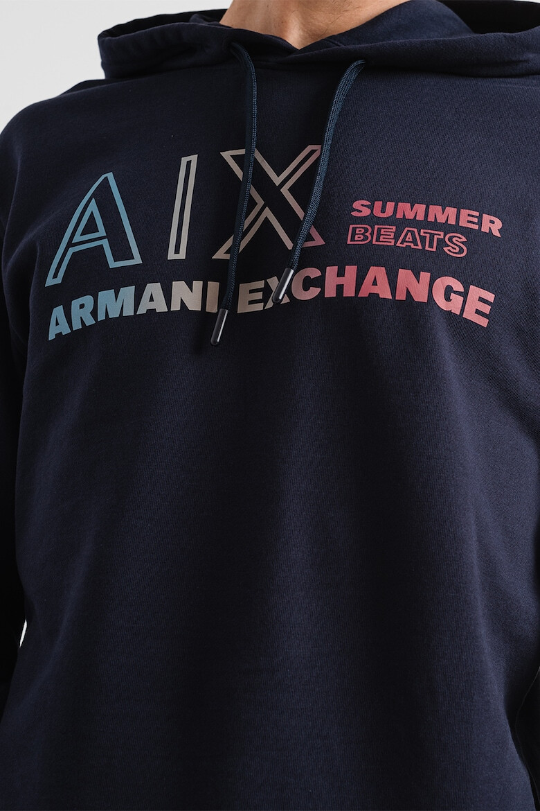 ARMANI EXCHANGE Памучно худи с лого - Pepit.bg