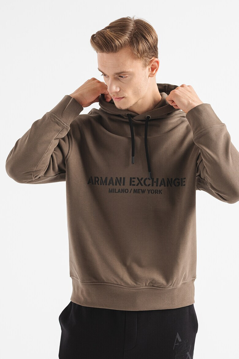 ARMANI EXCHANGE Памучно худи с лого - Pepit.bg