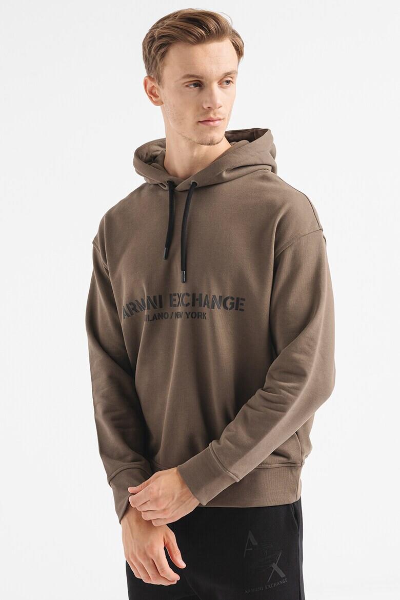 ARMANI EXCHANGE Памучно худи с лого - Pepit.bg