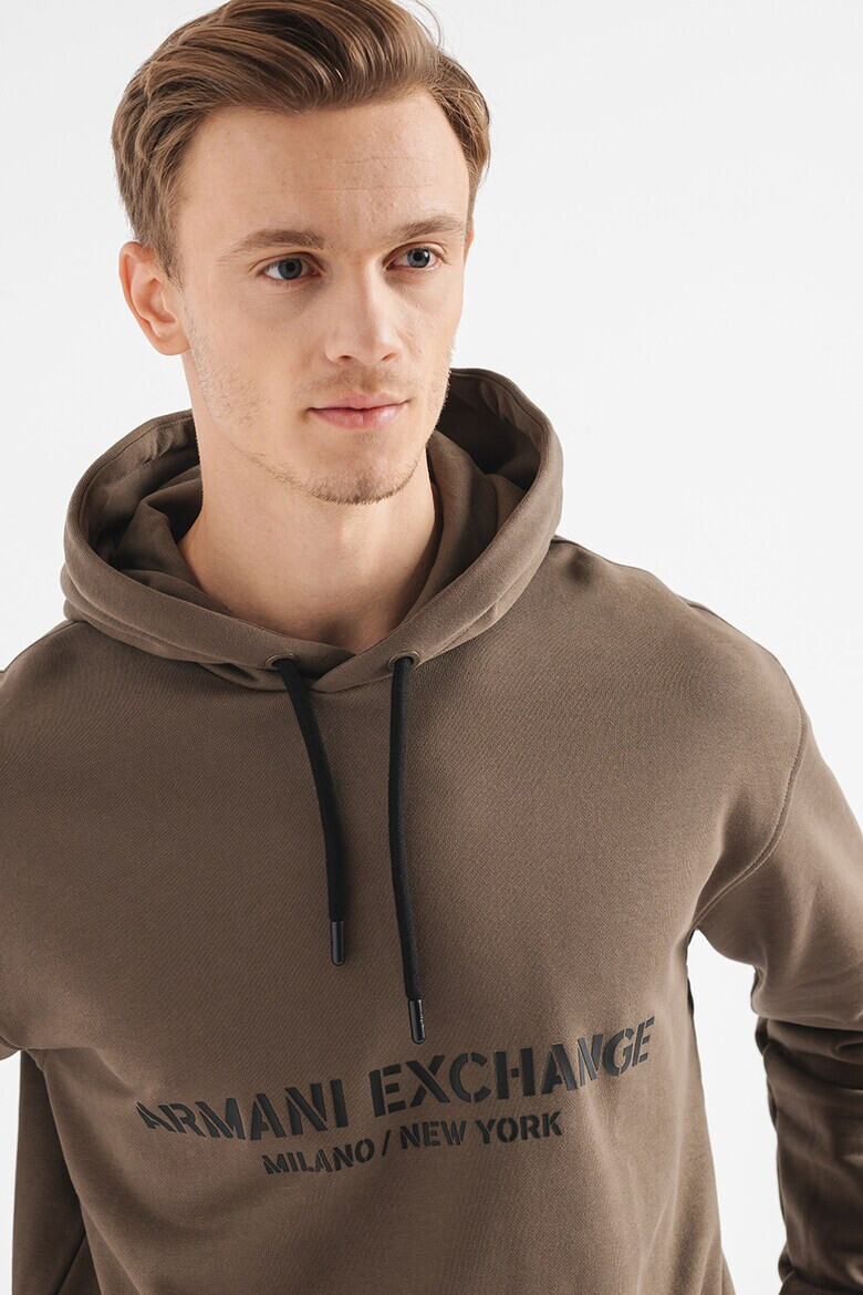 ARMANI EXCHANGE Памучно худи с лого - Pepit.bg