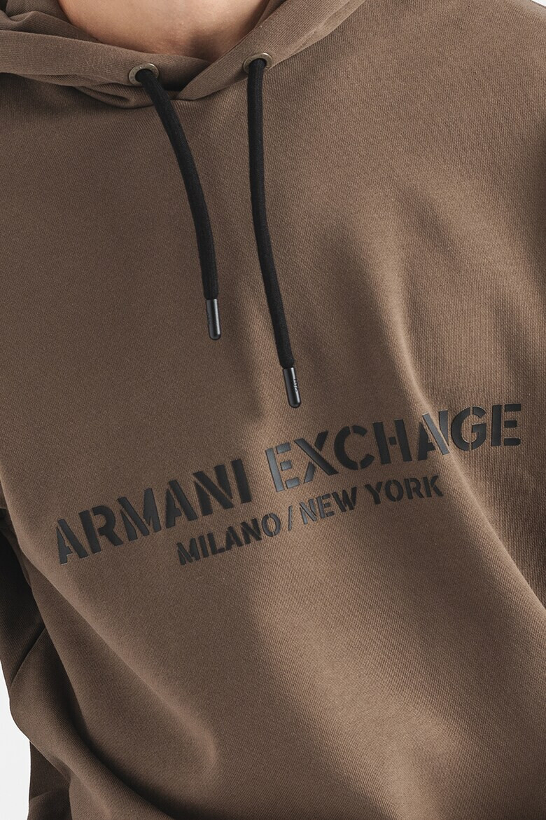 ARMANI EXCHANGE Памучно худи с лого - Pepit.bg