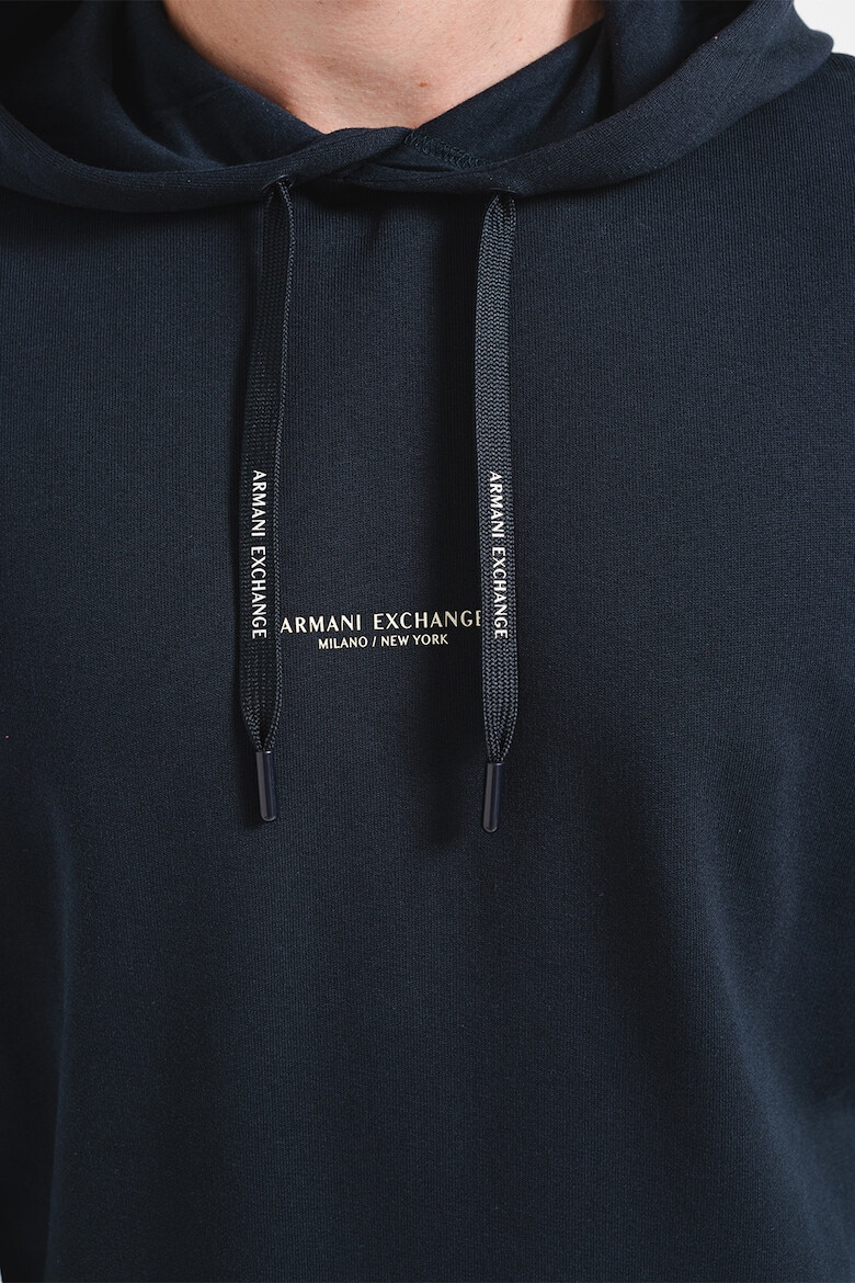 ARMANI EXCHANGE Памучно худи с лого - Pepit.bg