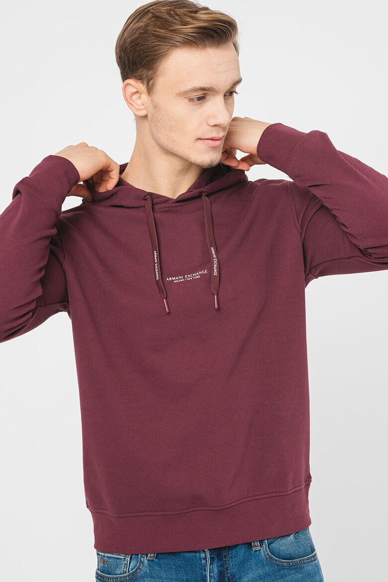 ARMANI EXCHANGE Памучно худи с лого - Pepit.bg