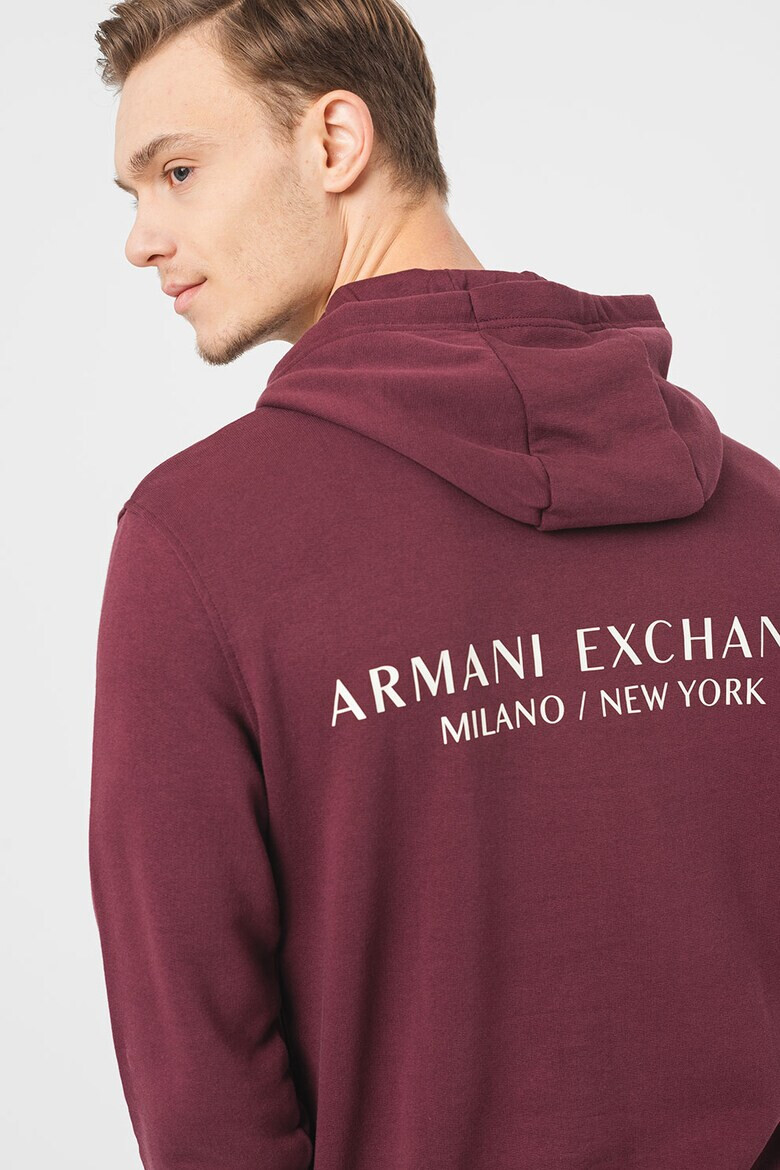 ARMANI EXCHANGE Памучно худи с лого - Pepit.bg