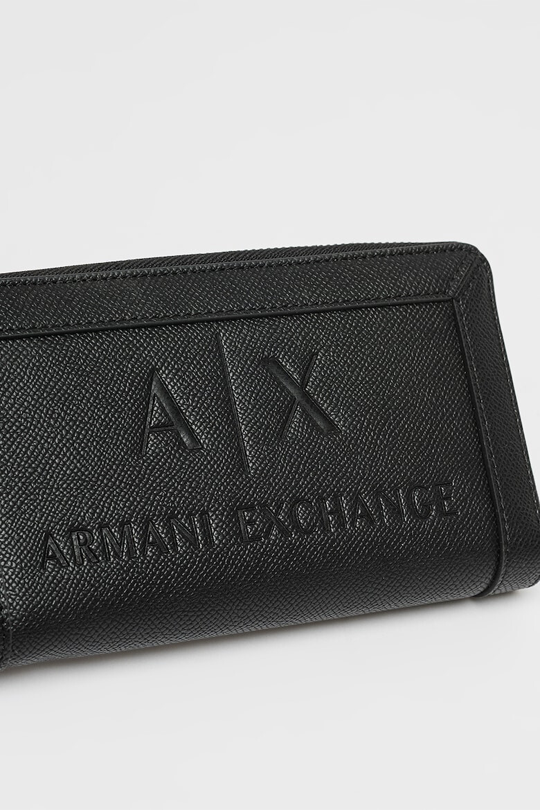 ARMANI EXCHANGE Портфейл от еко кожа с цип и лого - Pepit.bg