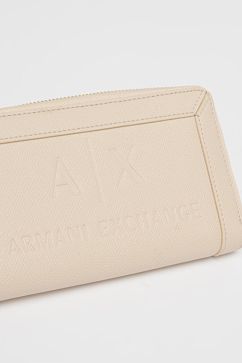 ARMANI EXCHANGE Портфейл от еко кожа с цип и лого - Pepit.bg