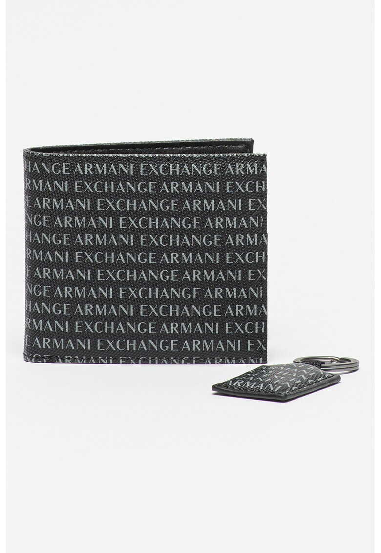 ARMANI EXCHANGE Портфейл и ключодържател с лого - Pepit.bg