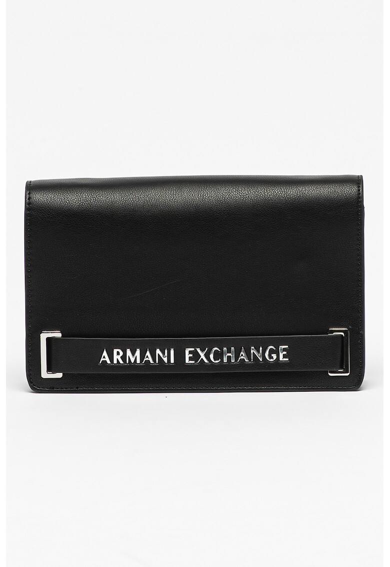 ARMANI EXCHANGE Портмоне от еко кожа с метално лого - Pepit.bg