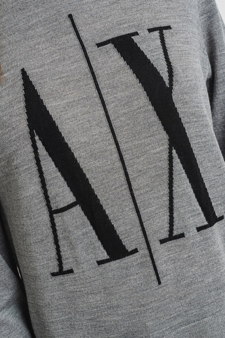 ARMANI EXCHANGE Пуловер с поло и лого - Pepit.bg