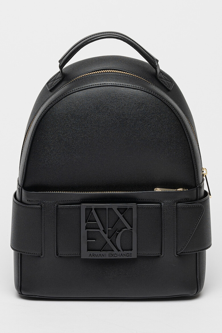 ARMANI EXCHANGE Раница Susie от еко кожа с цип - Черен - Pepit.bg