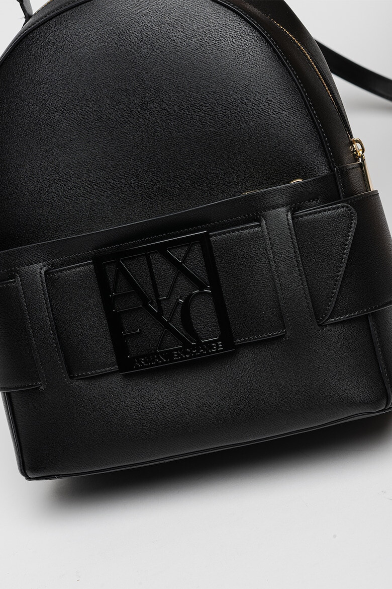 ARMANI EXCHANGE Раница Susie от еко кожа с цип - Черен - Pepit.bg