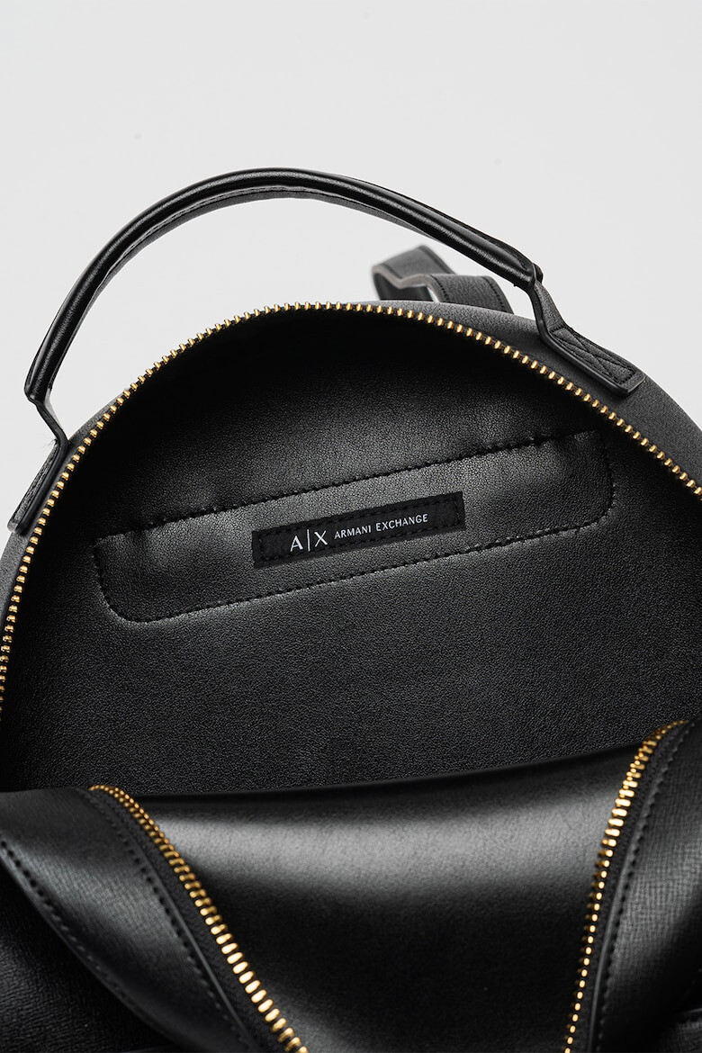 ARMANI EXCHANGE Раница Susie от еко кожа с цип - Черен - Pepit.bg