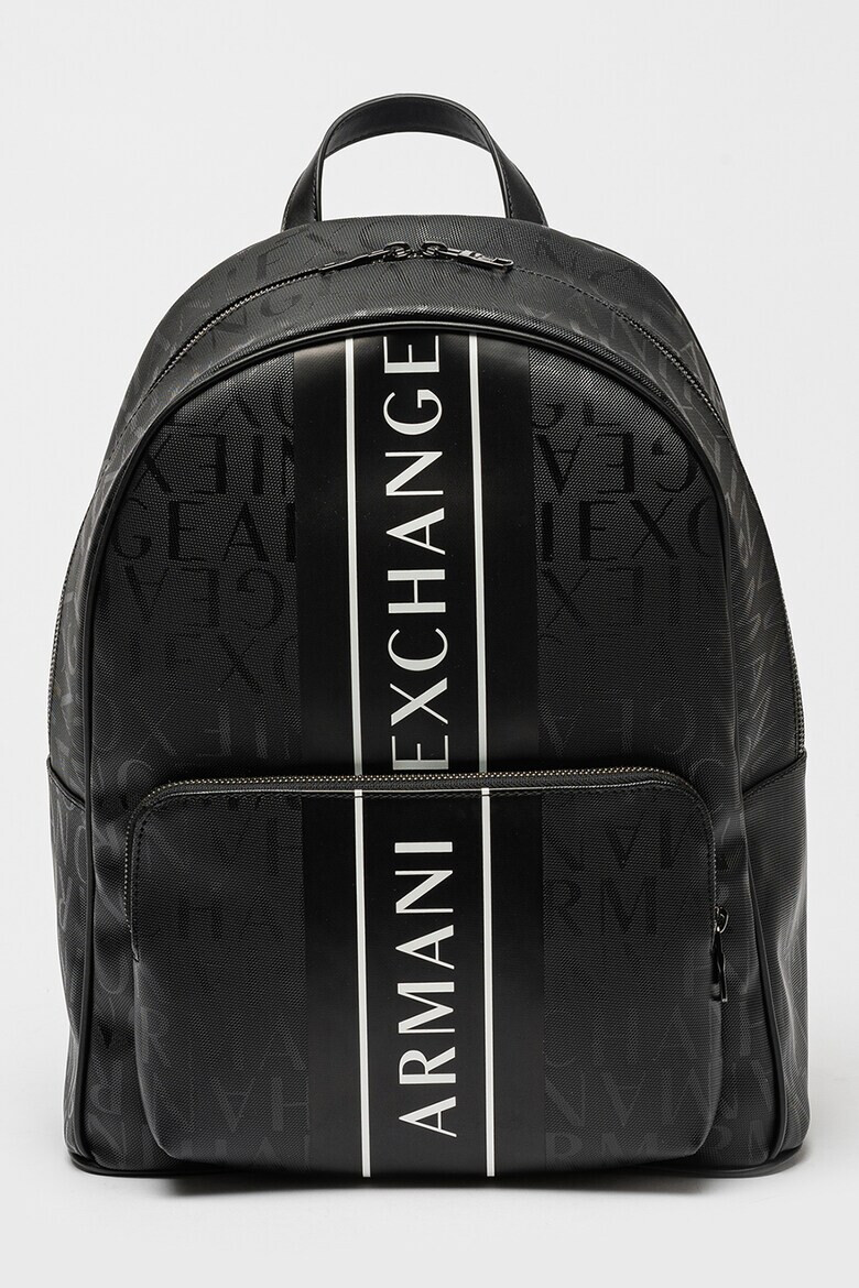 ARMANI EXCHANGE Раница с лого и преден джоб с цип - Pepit.bg