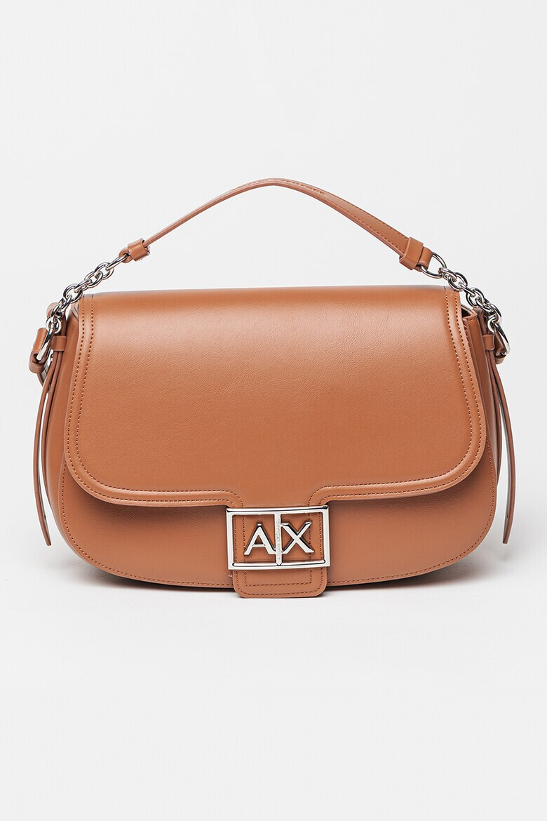 ARMANI EXCHANGE Ръчна чанта от еко кожа с капаче - Pepit.bg