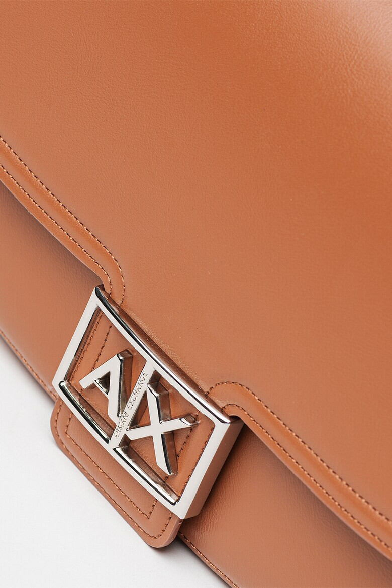 ARMANI EXCHANGE Ръчна чанта от еко кожа с капаче - Pepit.bg