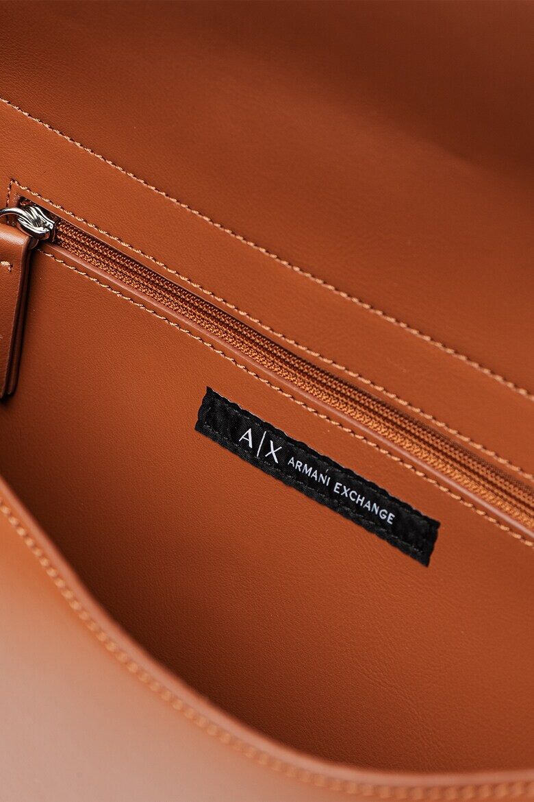 ARMANI EXCHANGE Ръчна чанта от еко кожа с капаче - Pepit.bg