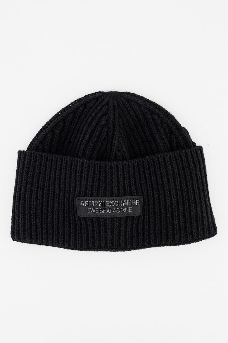 ARMANI EXCHANGE Рипсена шапка с лого - Pepit.bg