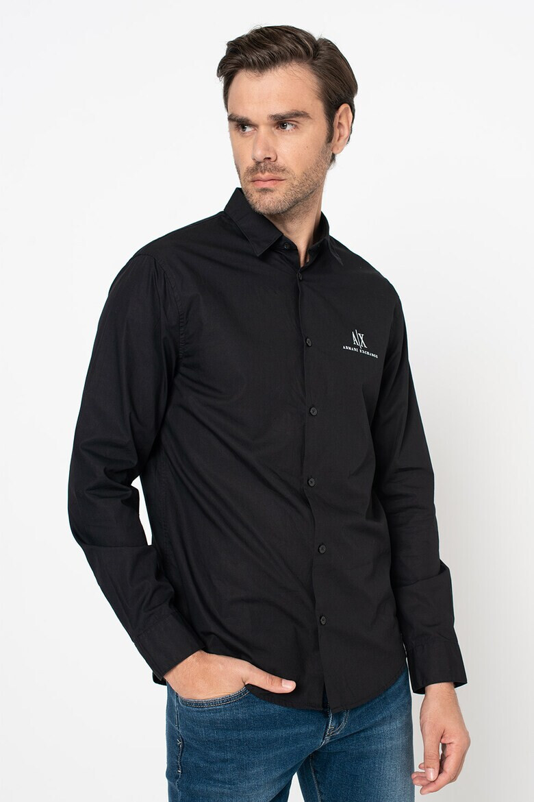 ARMANI EXCHANGE Риза с бродирано лого - Pepit.bg