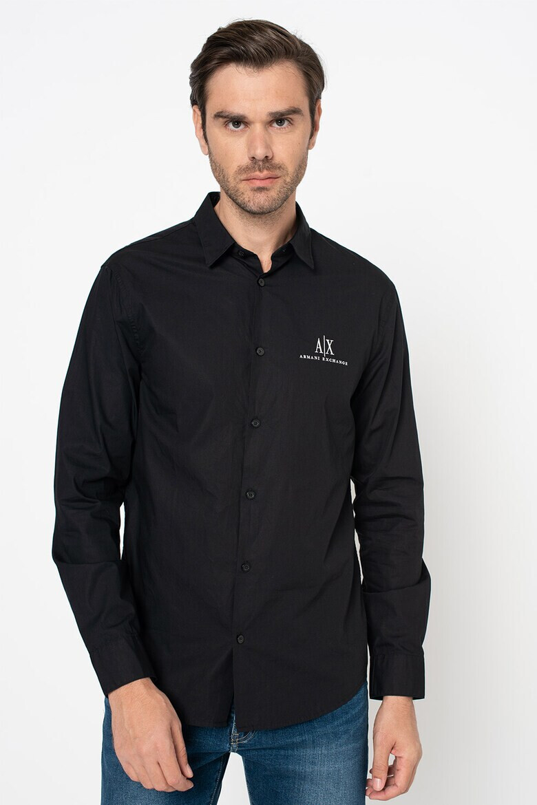 ARMANI EXCHANGE Риза с бродирано лого - Pepit.bg