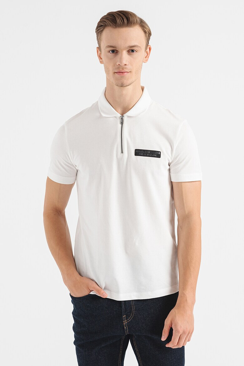 ARMANI EXCHANGE Риза с яка и цип - Pepit.bg