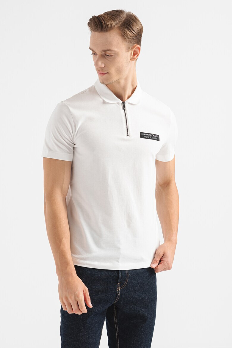 ARMANI EXCHANGE Риза с яка и цип - Pepit.bg