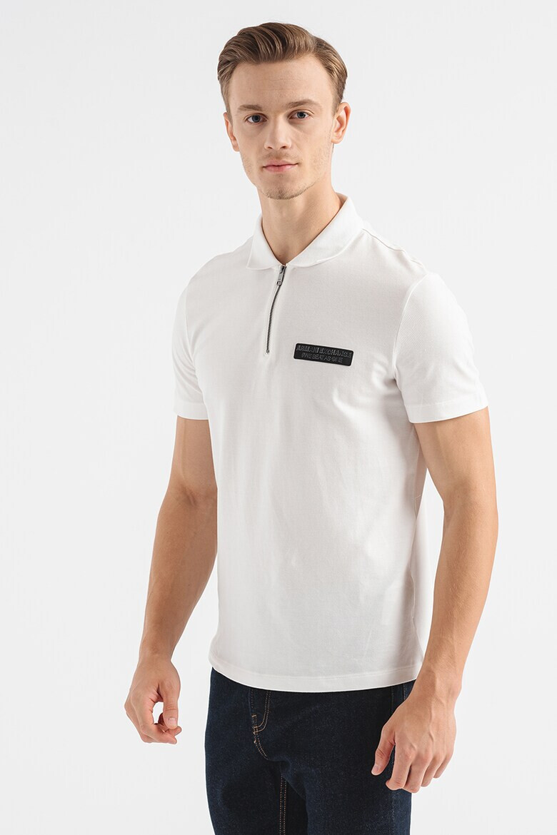 ARMANI EXCHANGE Риза с яка и цип - Pepit.bg