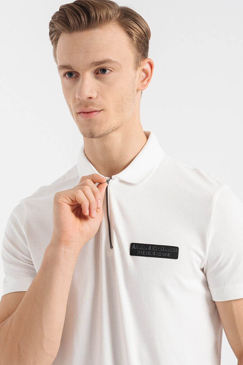 ARMANI EXCHANGE Риза с яка и цип - Pepit.bg