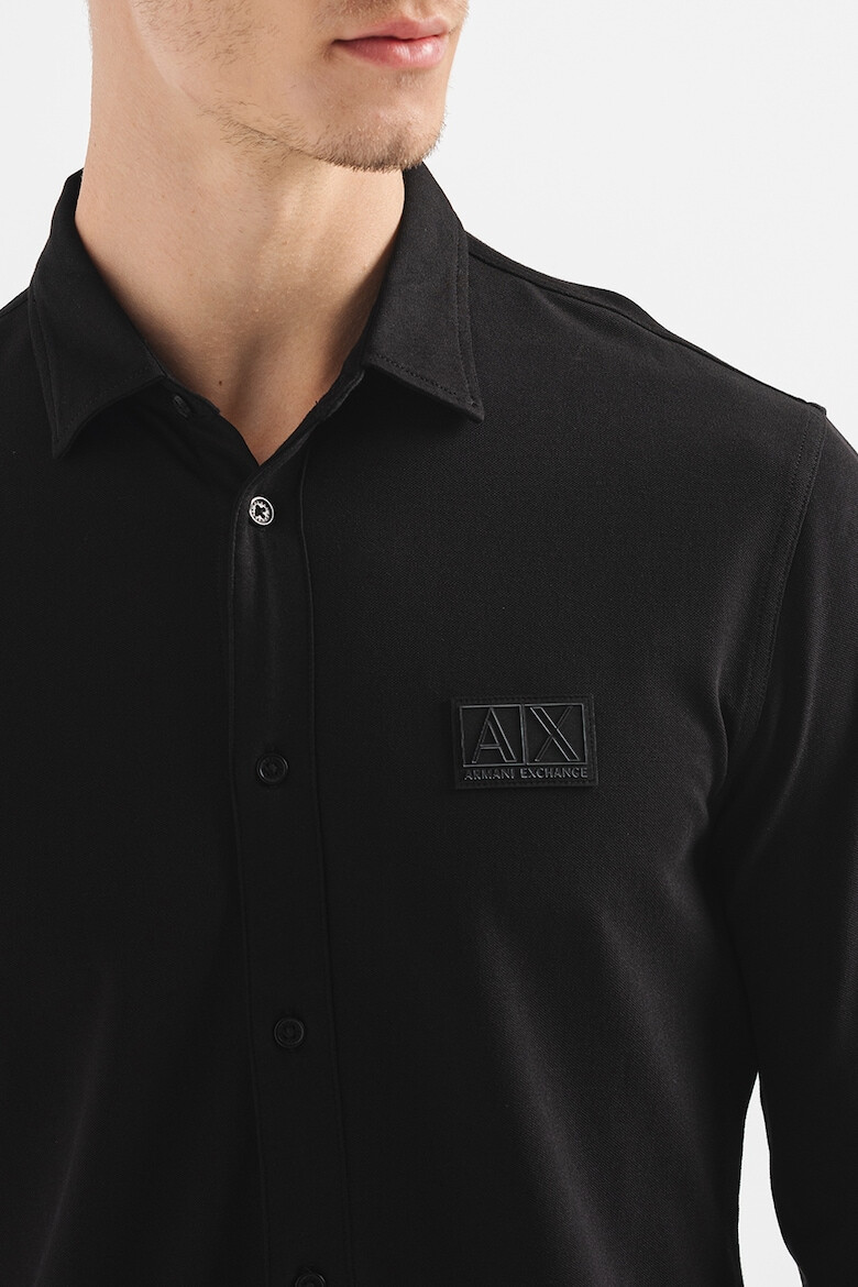 ARMANI EXCHANGE Риза с памук с лога - Pepit.bg
