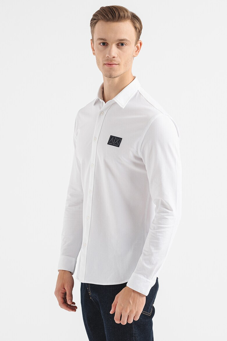 ARMANI EXCHANGE Риза с памук с лога - Pepit.bg