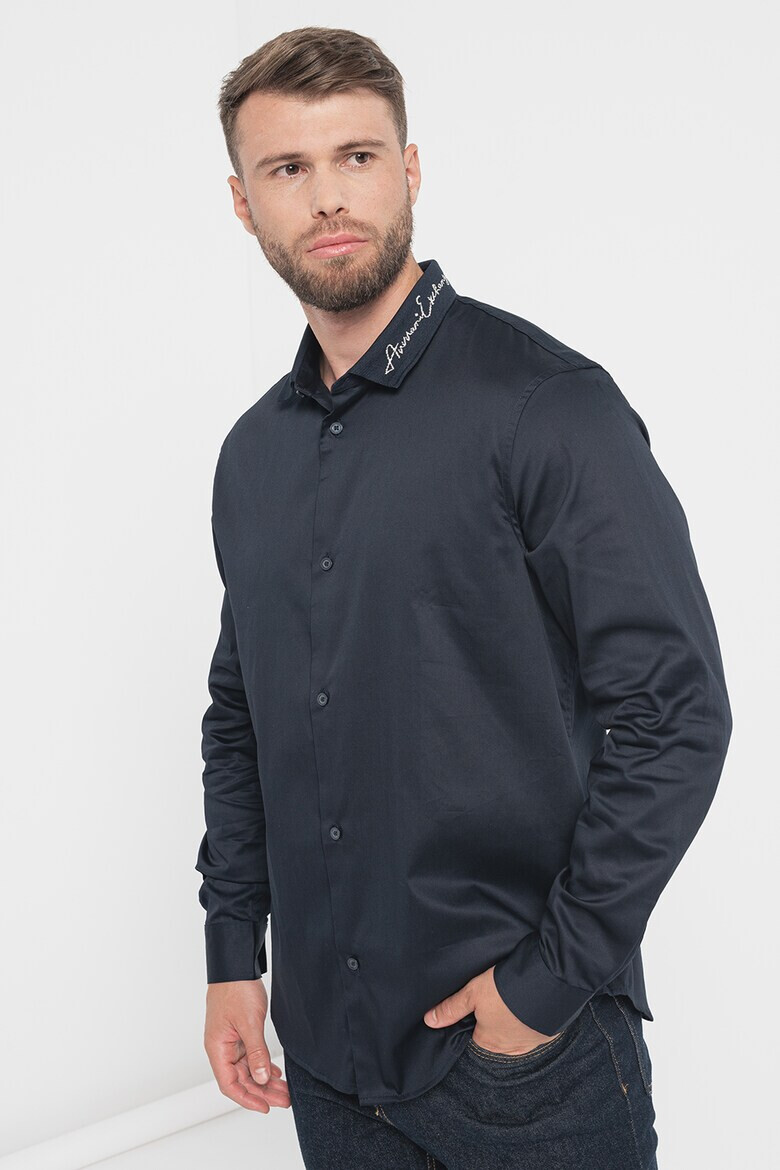 ARMANI EXCHANGE Риза с памук с лого - Pepit.bg