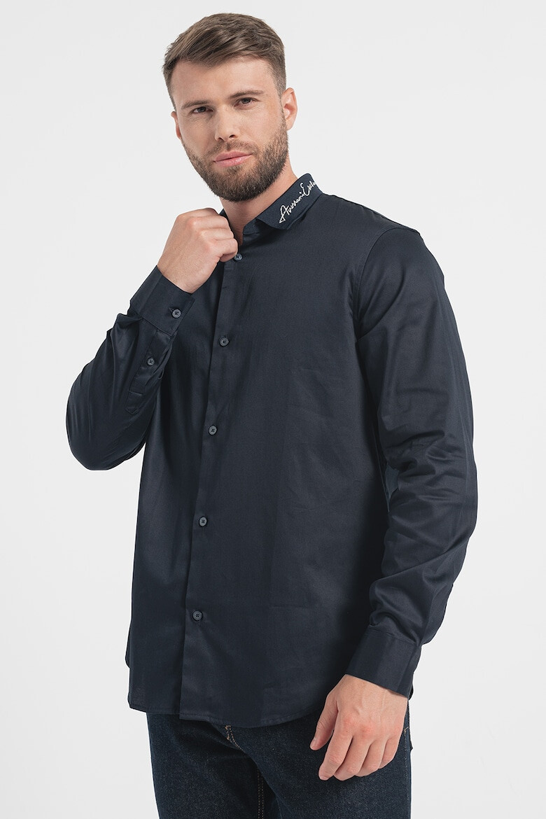 ARMANI EXCHANGE Риза с памук с лого - Pepit.bg