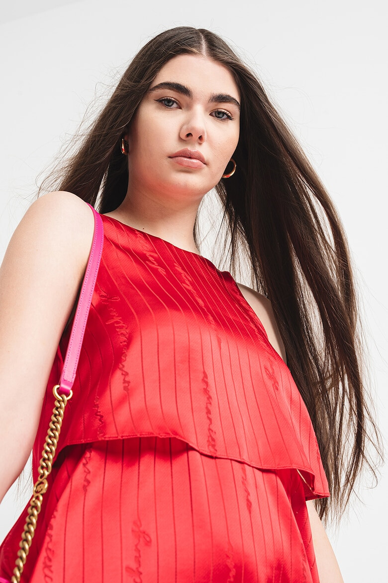 ARMANI EXCHANGE Рокля на пластове с лого - Pepit.bg