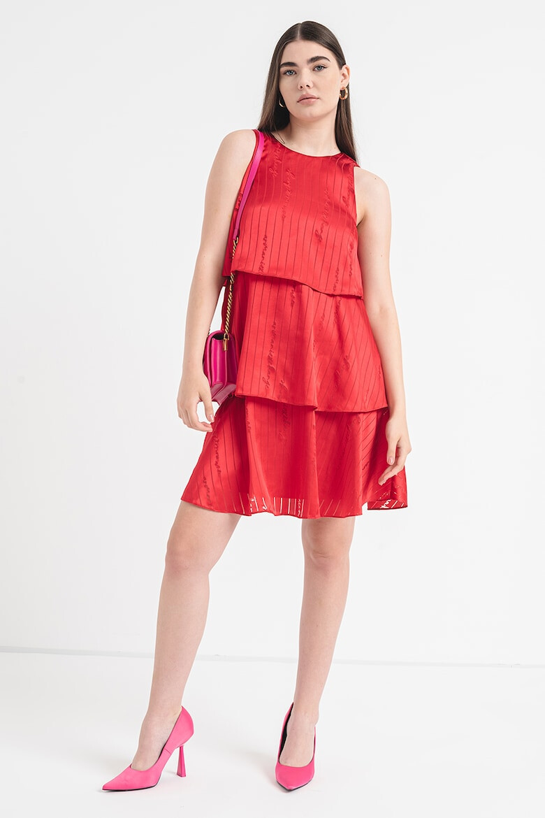 ARMANI EXCHANGE Рокля на пластове с лого - Pepit.bg