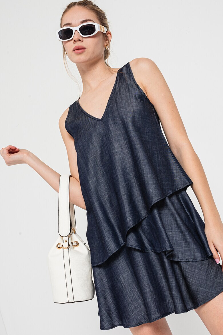 ARMANI EXCHANGE Рокля с дипли и шпиц - Pepit.bg