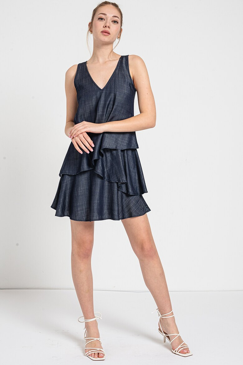 ARMANI EXCHANGE Рокля с дипли и шпиц - Pepit.bg