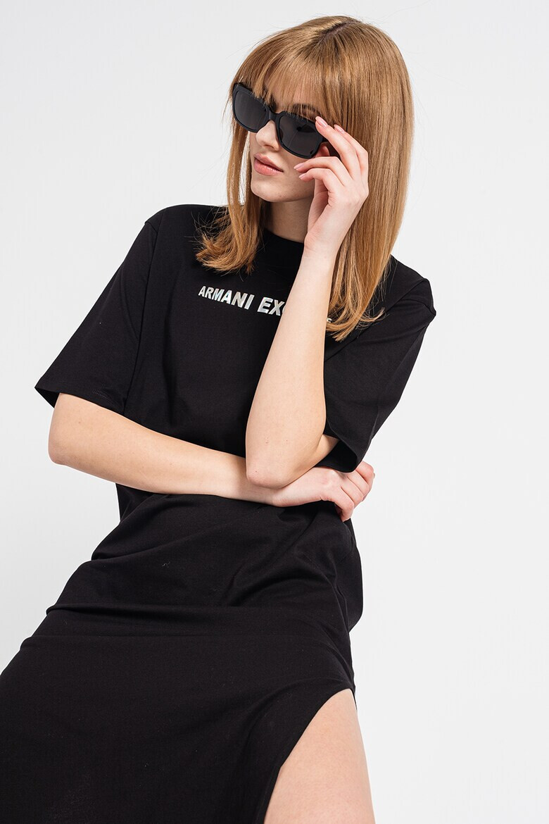 ARMANI EXCHANGE Рокля тип тениска с лого - Pepit.bg