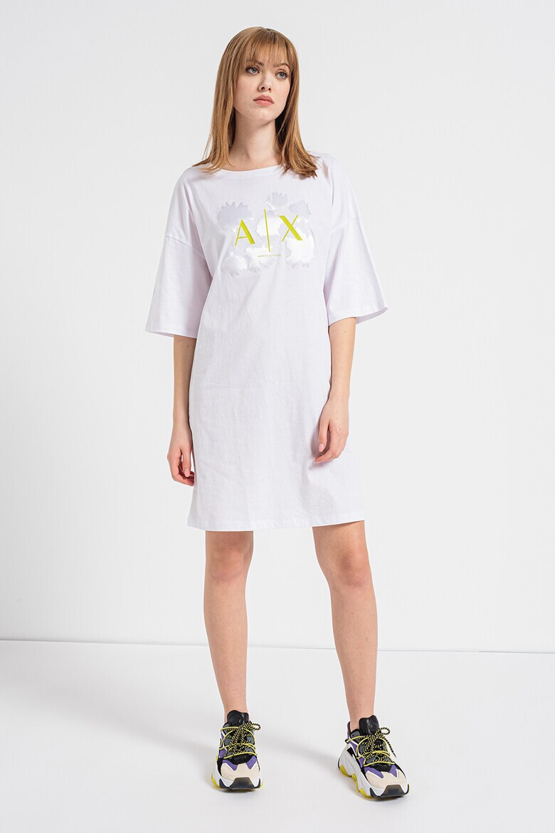 ARMANI EXCHANGE Рокля тип тениска с лого - Pepit.bg