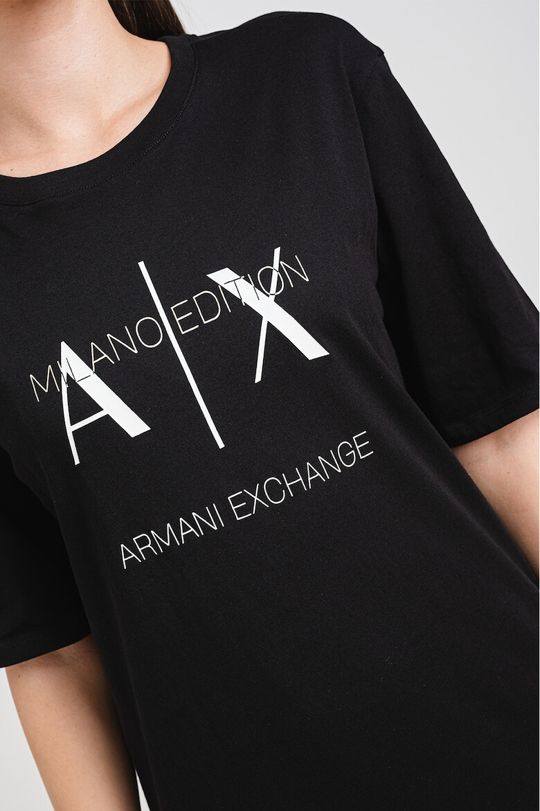 ARMANI EXCHANGE Рокля тип тениска със страничени цепки - Pepit.bg