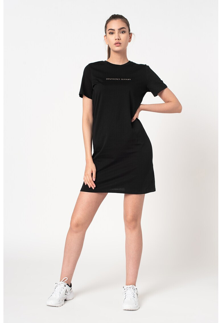 ARMANI EXCHANGE Рокля тип тениска с лого - Pepit.bg